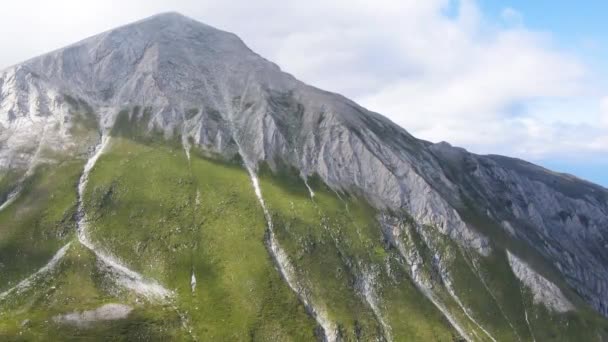 Vue Aérienne Pic Vihren Montagne Pirin Bulgarie — Video