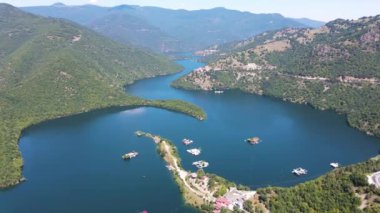 Vacha (Antonivanovtsi) Reservoir, Rodop Dağları, Filibe Bölgesi, Bulgaristan