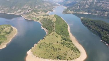 Bulgaristan 'ın başkenti Arda Nehri' nin şaşırtıcı havacılık manzarası