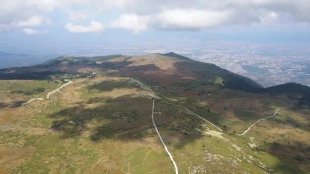 Bulgaristan Vitosha Dağı Nın Nanılmaz Sonbaharı — Stok video