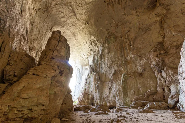 Prohodna cave known as God\'s eyes near Karlukovo village, Lovech region, Bulgaria