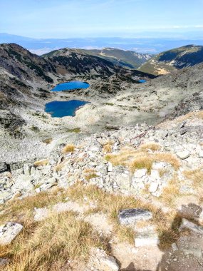 Musalenski gölleri, Rila dağı, Bulgaristan 'ın inanılmaz manzarası