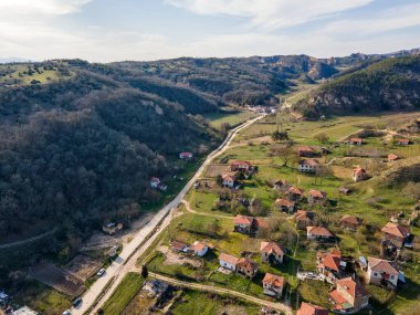 Zlatolist köyünün 19. yüzyıldan kalma evleri, Blagoevgrad Bölgesi, Bulgaristan