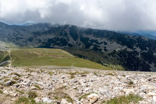 Incredibile Paesaggio Estivo Vihren Peak Pirin Mountain Bulgaria — Foto Stock
