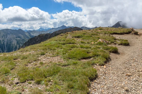 Paisagem Verão Incrível Vihren Peak Pirin Mountain Bulgária — Fotografia de Stock