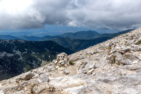 Καταπληκτικό Καλοκαιρινό Τοπίο Από Vihren Peak Pirin Mountain Βουλγαρία — Φωτογραφία Αρχείου