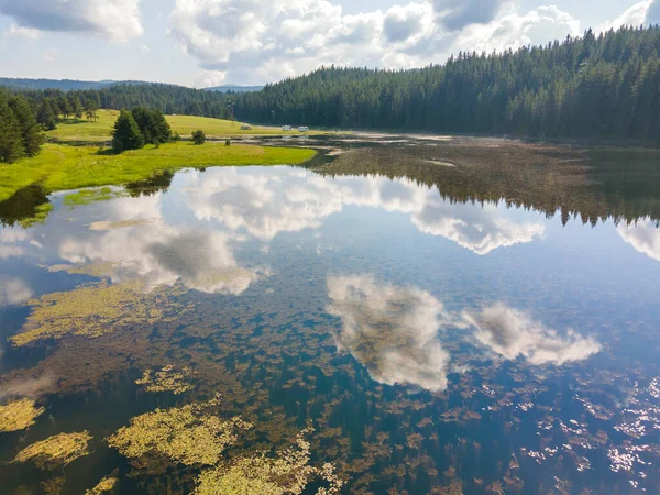 Vue Aérienne Été Réservoir Beglika Région Pazardzhik Bulgarie — Photo