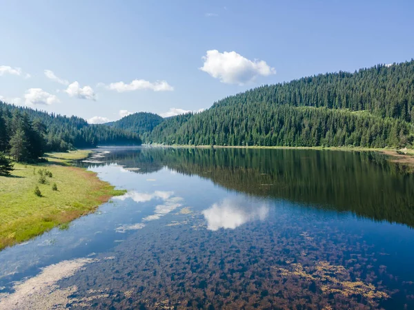 Luchtfoto Zomer Uitzicht Beglika Stuwmeer Pazardzhik Regio Bulgarije — Stockfoto