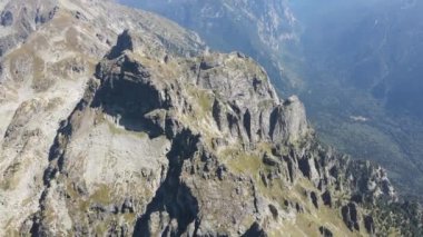 Orlovets Tepesi, Rila Dağı, Bulgaristan 'ın hava manzarası