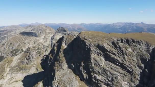 Vue Aérienne Pic Malyovitsa Montagne Rila Bulgarie — Video