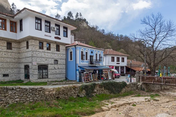 Melnik Bulgarien April 2021 Typische Straßen Und Alte Häuser Der — Stockfoto