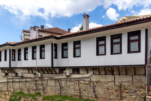Melnik Bulgaria Abril 2021 Calle Típica Casas Antiguas Ciudad Histórica — Foto de Stock