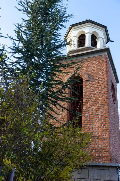 Bouw Van Kerk Van Uzundzhovo Regio Haskovo Bulgarije — Stockfoto