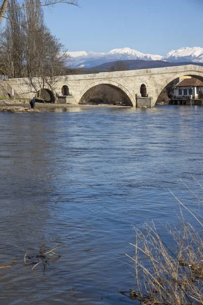 Kadin Mest 15Th Talet Stenvalvsbro Över Struma River Vid Nevestino — Stockfoto