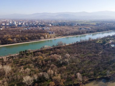 Bulgaristan 'ın Filibe kentindeki Kürek Mekanı' nın şaşırtıcı hava manzarası