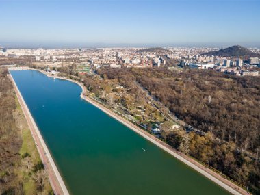 Bulgaristan 'ın Filibe kentindeki Kürek Mekanı' nın şaşırtıcı hava manzarası