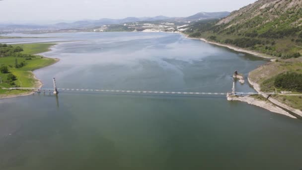 Veduta Aerea Del Lisitsite Bridge Sul Studen Kladenets Reservoir Regione — Video Stock