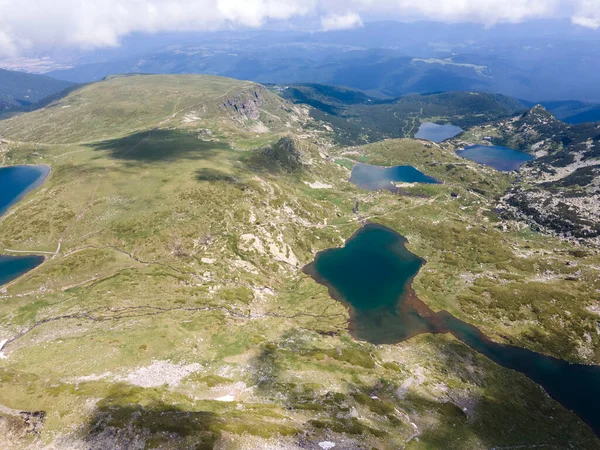 Дивовижний Вигляд Семи Рильських Озер Рильська Гора Болгарія — стокове фото