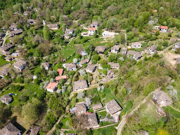 Luftaufnahme Des Dorfes Bozhentsi Gebiet Gabrovo Bulgarien — Stockfoto