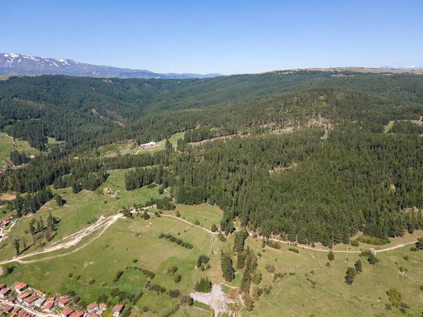 Vista Aérea Histórica Ciudad Koprivshtitsa Región Sofía Bulgaria — Foto de Stock