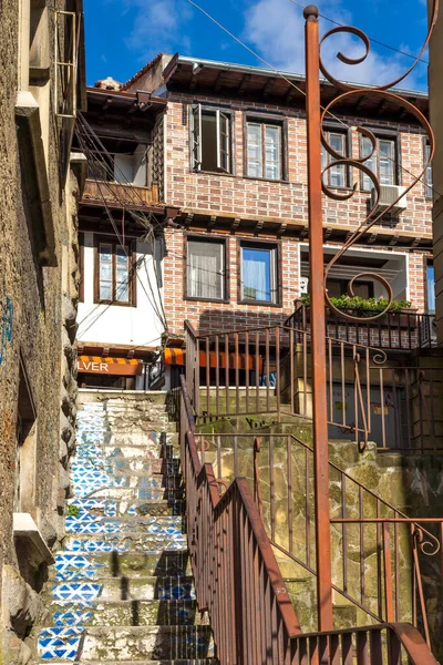 Veliko Tarnovo Bulgarije November 2020 Oude Huizen Wijk Samovodska Charshia — Stockfoto