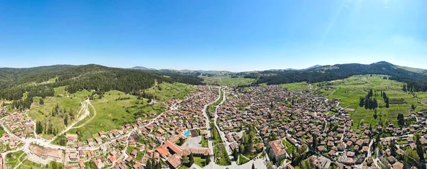 Panorama Aéreo Ciudad Histórica Koprivshtitsa Región Sofía Bulgaria — Foto de Stock