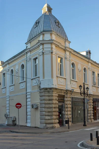 Ruse Bulgarije November 2020 Typisch Gebouw Straat Het Centrum Van — Stockfoto