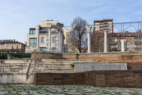 Stara Zagora Bulgaria Agosto 2021 Ruinas Del Foro Antiguo Augusta — Foto de Stock