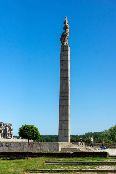 Monument Liberté Sur Côte Danube Dans Ville Vidin Bulgarie — Photo