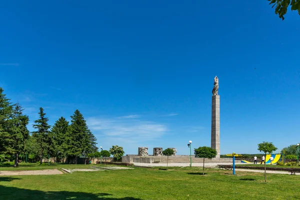 Monument Liberté Sur Côte Danube Dans Ville Vidin Bulgarie — Photo