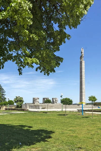 Monument Liberté Sur Côte Danube Dans Ville Vidin Bulgarie — Photo