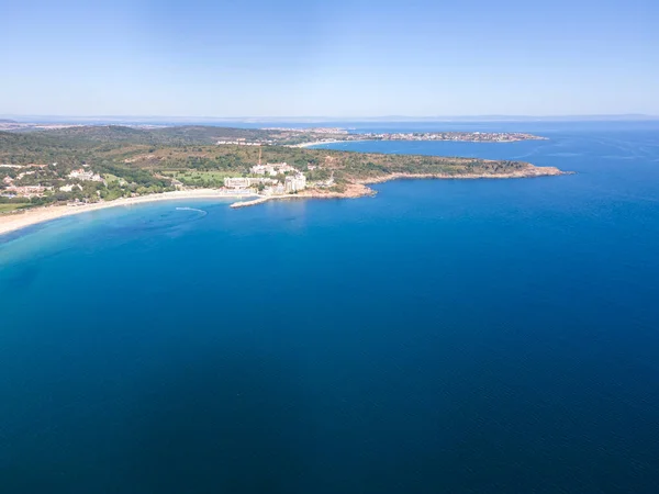Vista Aérea Playa Del Conductor Cerca Del Complejo Turístico Dyuni — Foto de Stock