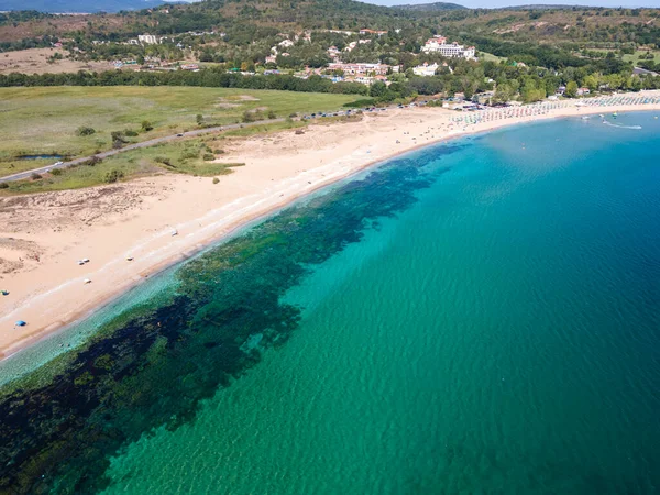 Letecký Pohled Pláž Driver Beach Poblíž Letoviska Dyuni Burgas Region — Stock fotografie