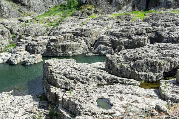 Sheytan Dere Shaitan River Cañón Bajo Presa Del Embalse Studen — Foto de Stock