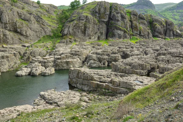 Sheytan Dere Shaitan River Cañón Bajo Presa Del Embalse Studen — Foto de Stock