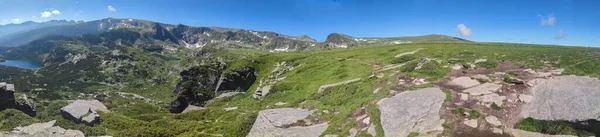 Paesaggio Panoramico Dei Sette Laghi Rila Montagna Rila Regione Kyustendil — Foto Stock