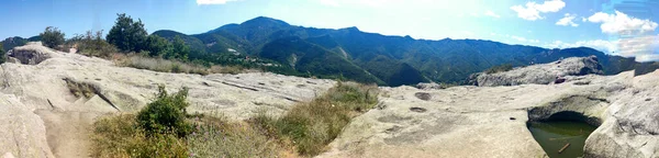 Panorama Rhodope Mountains Ancient Sanctuary Belintash Plovdiv Region Bulgarien — Stockfoto