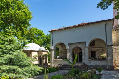 VIDIN, BULGARIA - 23 Mayıs 2021: Bulgaristan 'ın Vidin kentindeki Osman Pazvantoğlu camisi