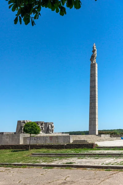 Vidin Bulgária 2021 Május Szabadság Emlékműve Duna Partján Vidin Városában — Stock Fotó
