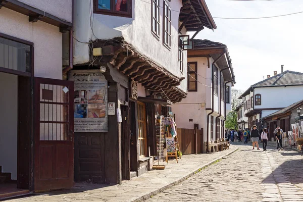 Tryavna Bulgarije Mei 2021 Typische Straat Negentiende Eeuwse Huizen Huis — Stockfoto