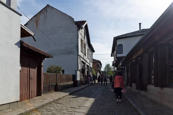 Tryavna Bulgaria Mayıs 2021 Bulgaristan Eski Tryavna Kentindeki Tipik Sokak — Stok fotoğraf