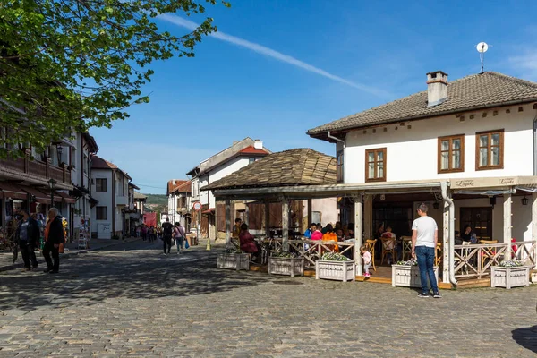 Tryavna Bulgaria May 2021 Typical Street Nineteenth Century Houses House — Stock Photo, Image