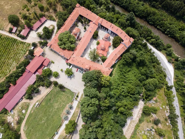 Aerial View Medieval Bachkovo Monastery Dormition Mother God Bulgaria — Stock Photo, Image
