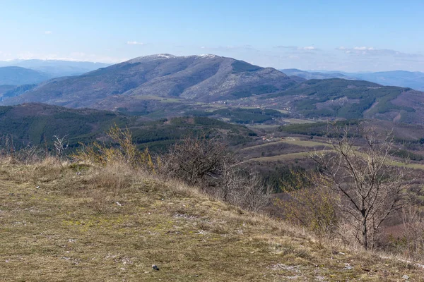 Bulgaristan Konyavska Dağı Kyustendil Bölgesi Kış Manzarası — Stok fotoğraf