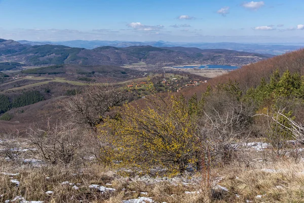 Winter Uitzicht Konyavska Berg Kyustendil Regio Bulgarije — Stockfoto