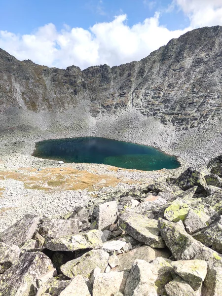Sommerlandschaft Des Ledenoto Sees Rila Gebirge Bulgarien — Stockfoto