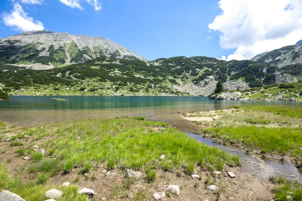 Paysage Estival Lac Fish Banderitsa Pirin Mountain Bulgarie — Photo