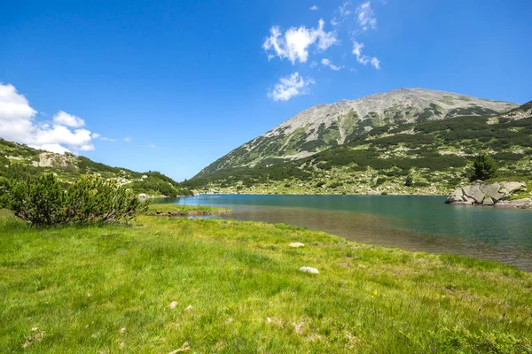 Pemandangan Musim Panas Danau Fish Banderitsa Pirin Mountain Bulgaria — Stok Foto