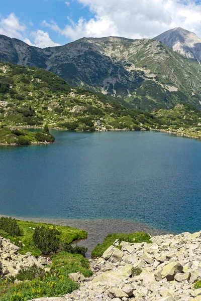 Pemandangan Musim Panas Danau Fish Banderitsa Pirin Mountain Bulgaria — Stok Foto