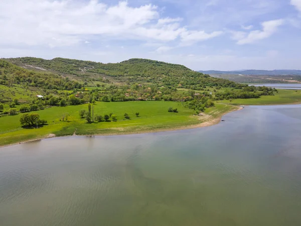 Αεροφωτογραφία Της Δεξαμενής Studen Kladenets Περιοχή Kardzhali Βουλγαρία — Φωτογραφία Αρχείου